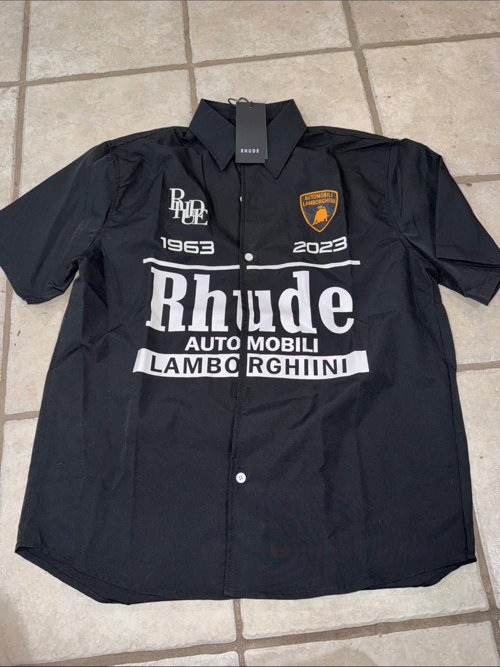 Rhude x Automobili Lamborghini Uno Button up